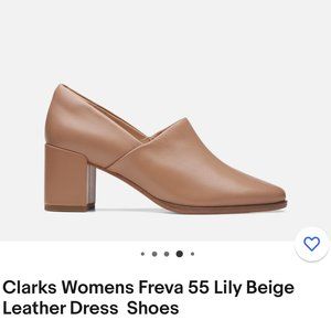 Clarks Women's Freva 55 Lily Leather Dress Shoes